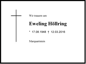 Traueranzeige von Ewelin Höllring  von Region Chiemgau