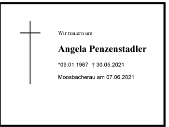 Traueranzeige von Angela Penzenstadler von Region Berchtesgadener Land